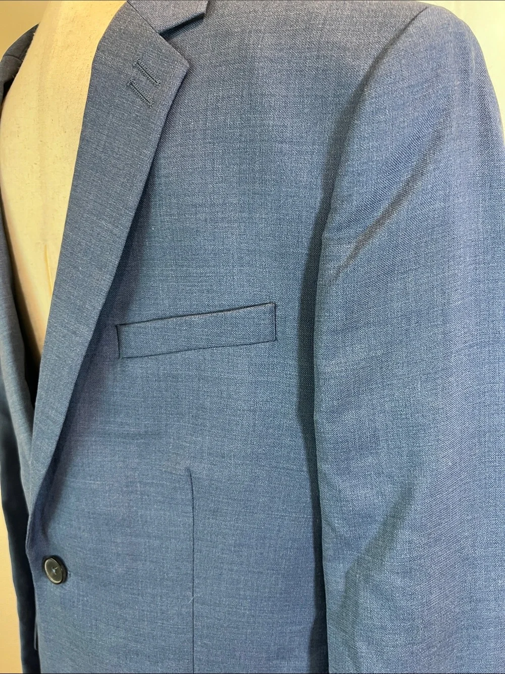 The Kooples Blue Two-Button Sport Coat Blazer 100% Wool. NWT. French 48. US M.